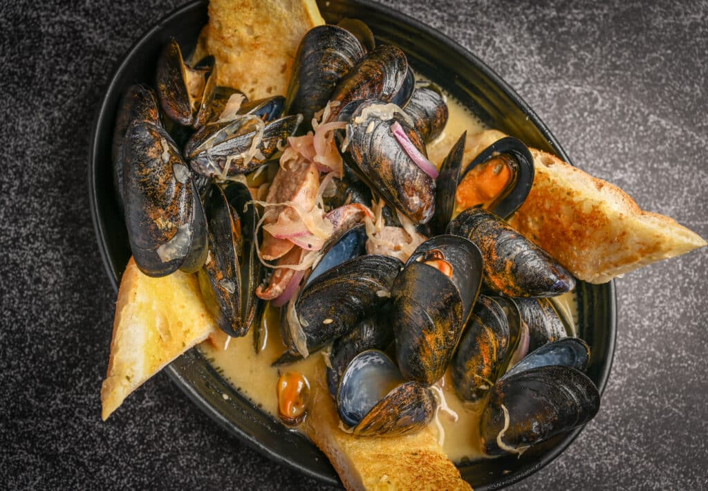 Drunken German Mussels