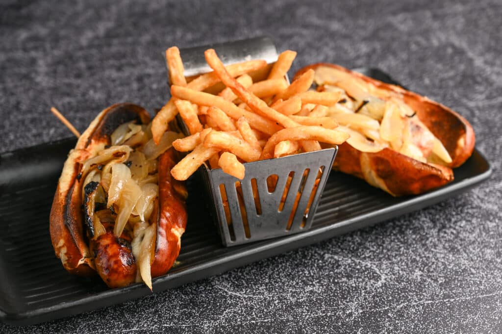 Beer Cheese Brats