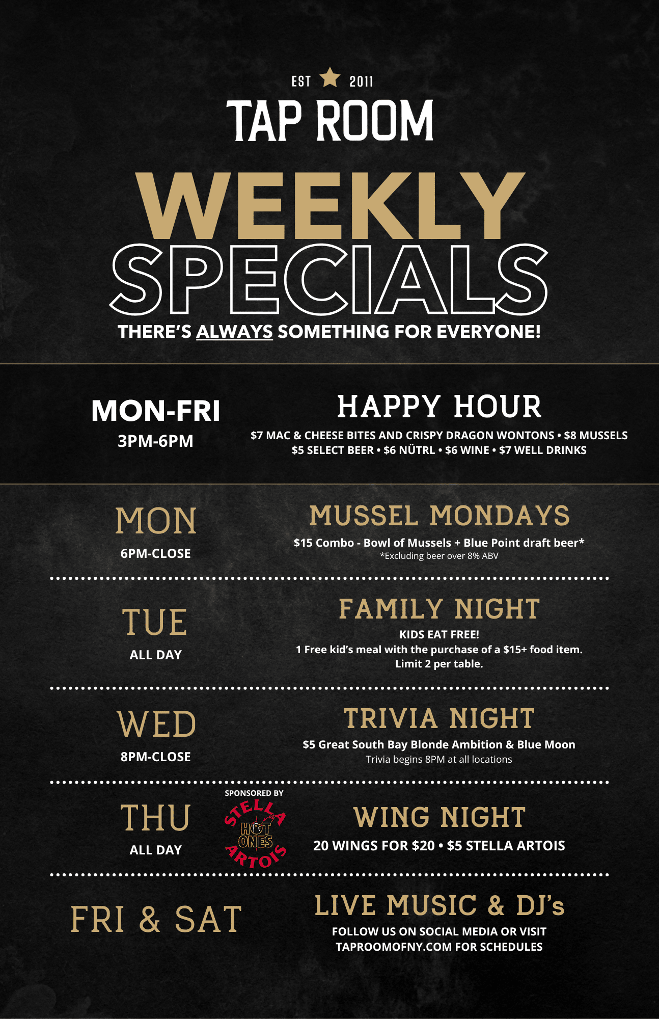 Weekly Specials