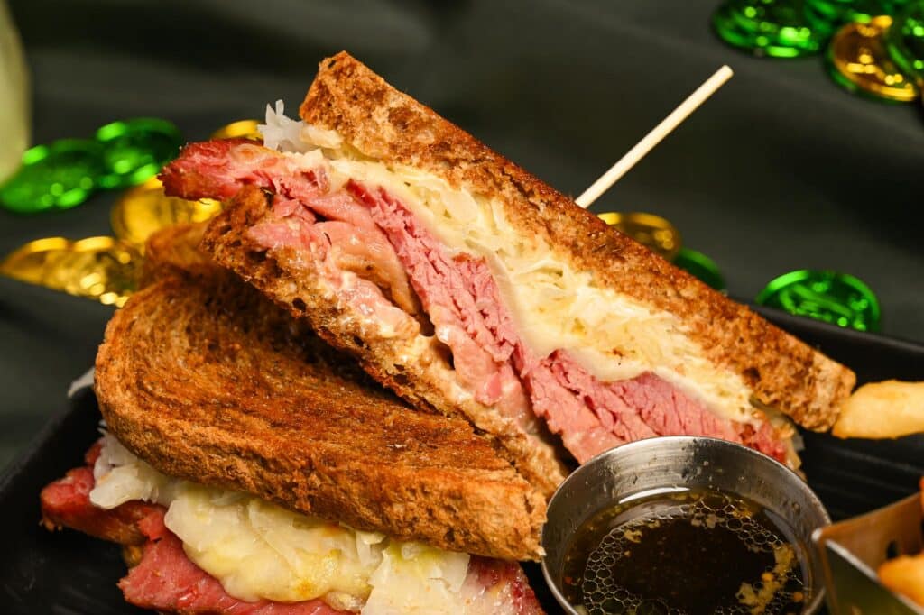 Guinness Glazed Corned Beef Sandwich